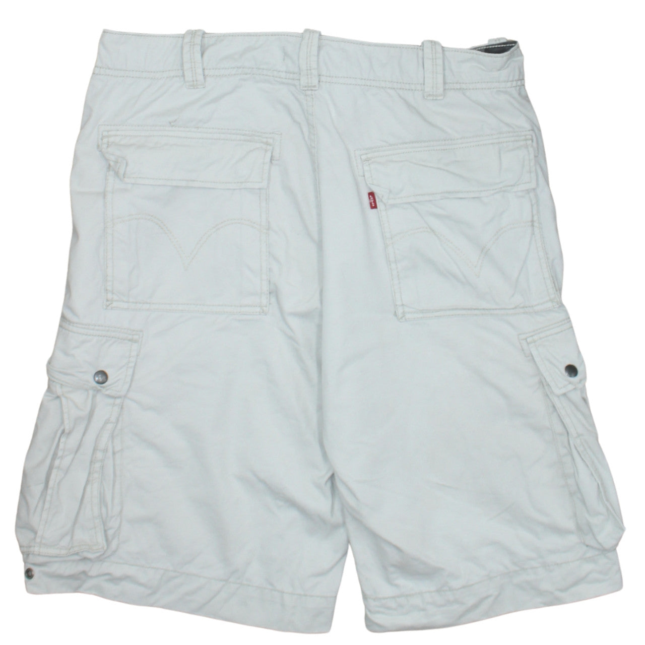 Levi's Men's Beige Cargo Shorts Size L W36 100% Cotton