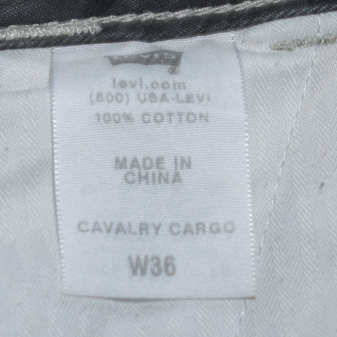 Levi's Men's Beige Cargo Shorts Size L W36 100% Cotton
