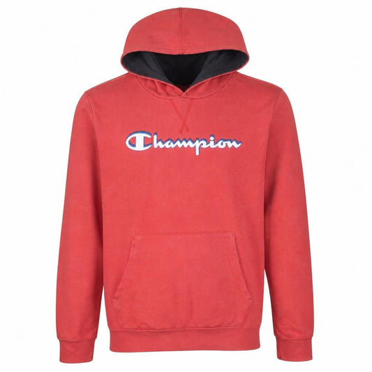 Champion Boys Red Pullover Hoodie 2XL 15-16 Years Hooded Fleece Sweatshirt