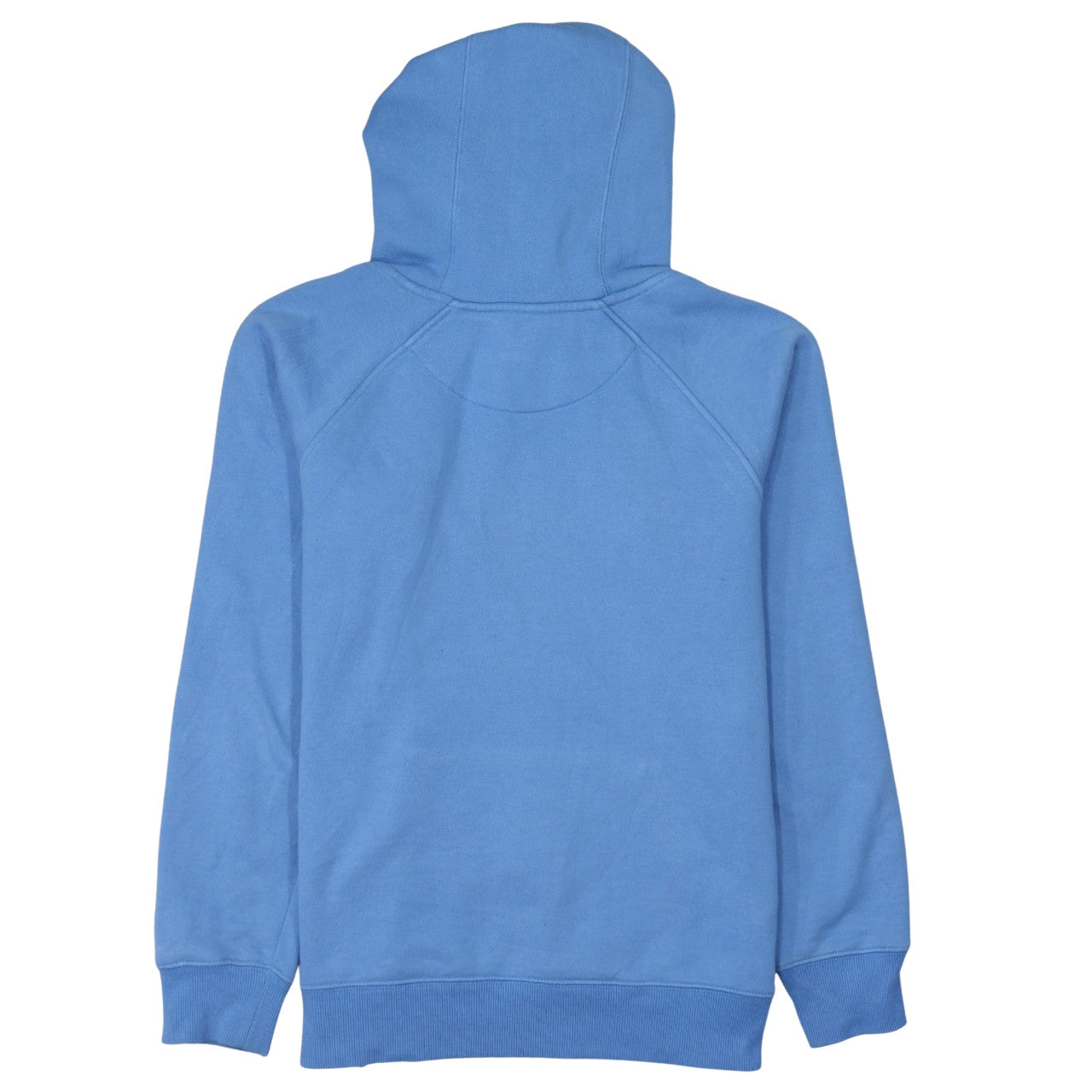 Canterbury Womens Blue Pullover Hoodie Size 10 Logo Print Cotton Blend