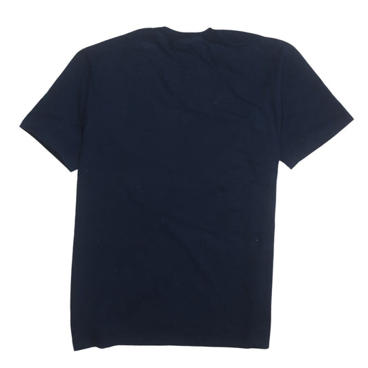 Lacoste Men's Blue Regular Fit Crew Neck Graphic T-Shirt L