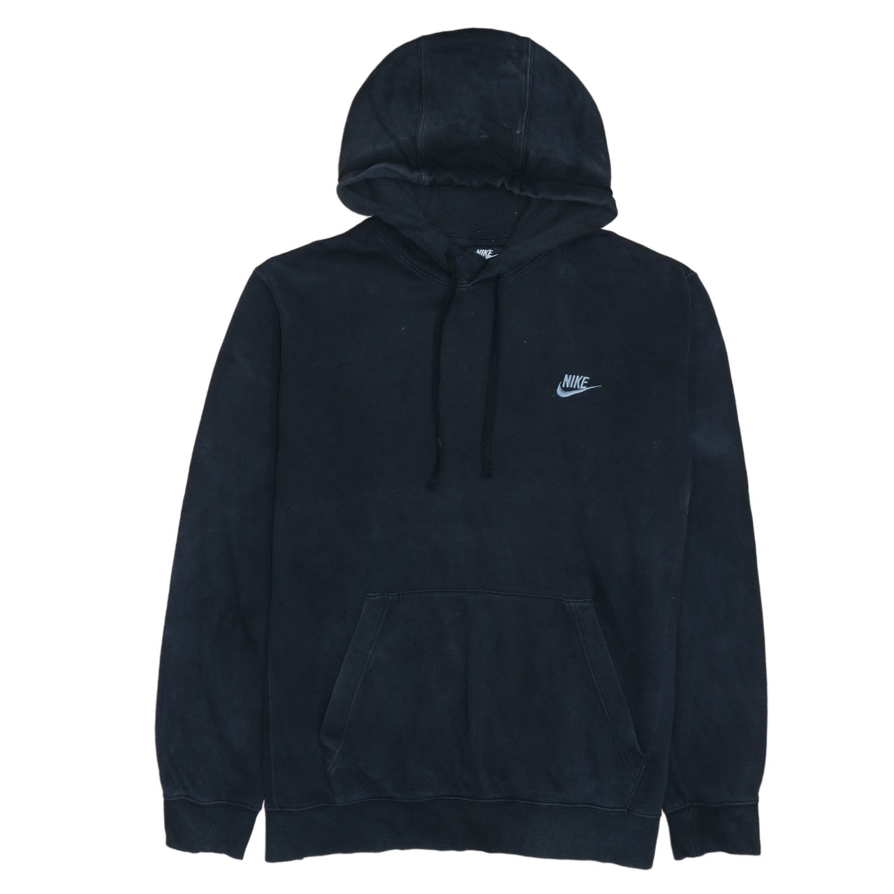 Nike Women Black Large Pullover Hoodie with Logo Pocket