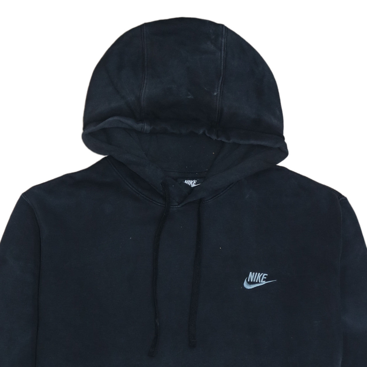 Nike Women Black Large Pullover Hoodie with Logo Pocket