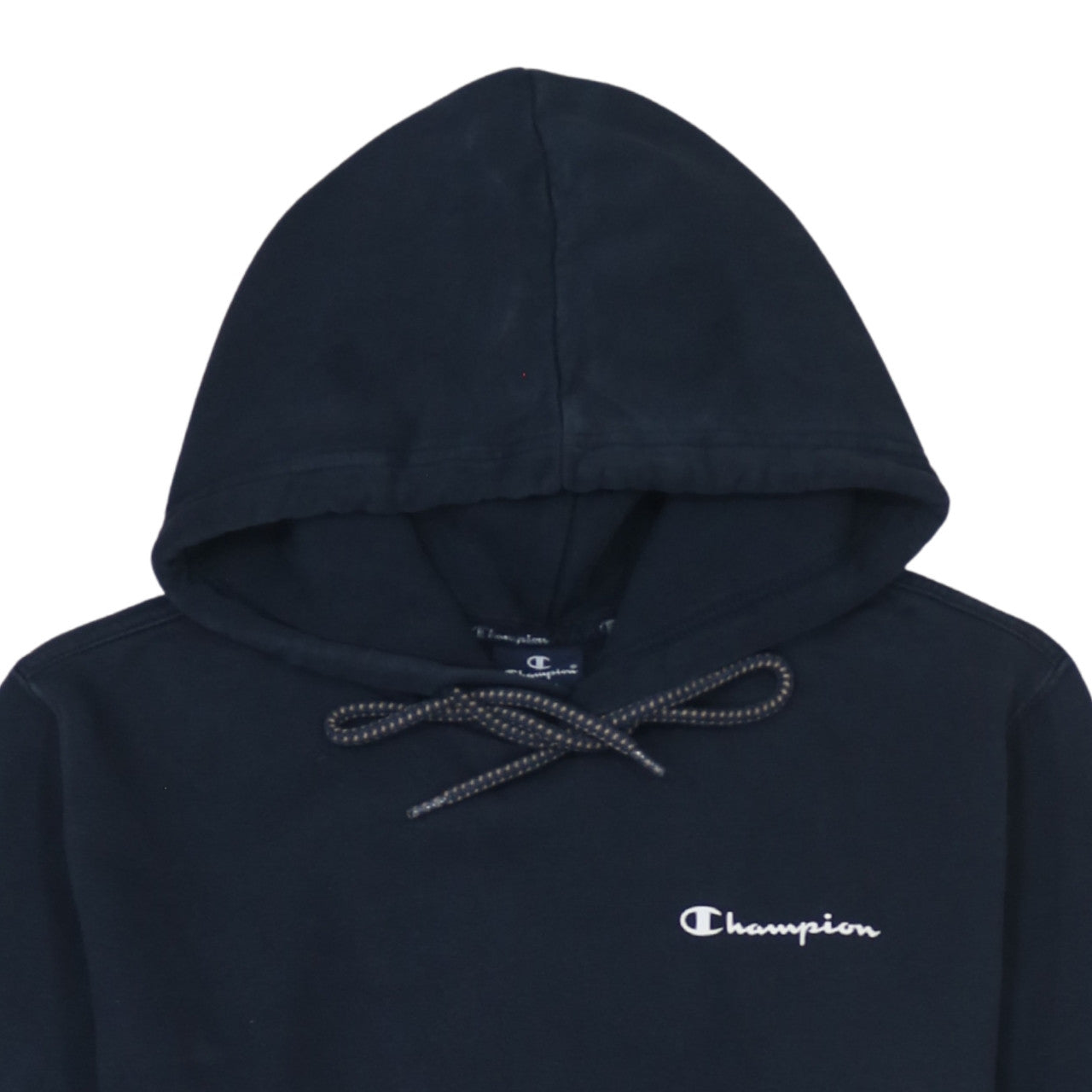 Champion Men’s Blue Pullover Hoodie Small Logo Fleece Sweatshirt