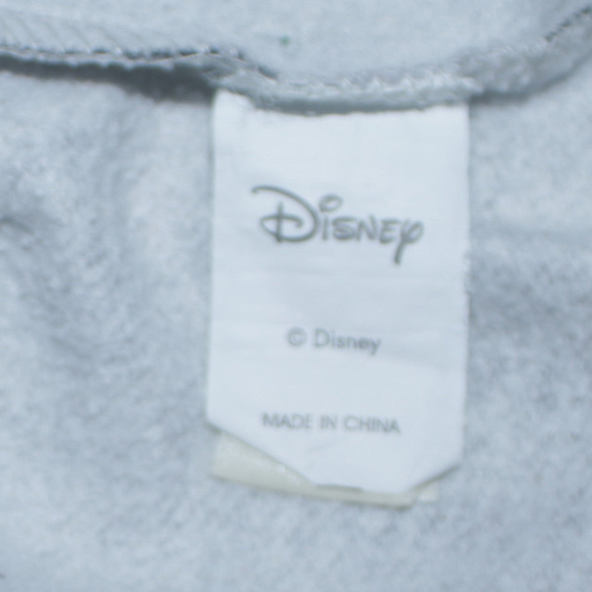 Disney Womens Grey XS Sweatshirt Mickey & Minnie Embroidered Pullover