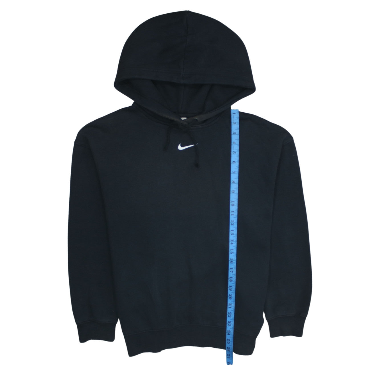 Nike Men’s Black Pullover Hoodie Medium Fleece Logo Sportswear
