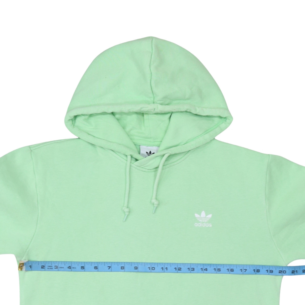 adidas Men's Green Pullover Hoodie Size S Regular Fit Fleece