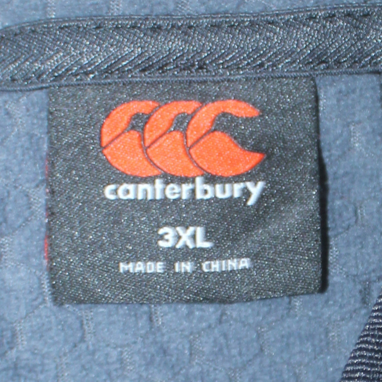 Canterbury Men's Black 3XL Full Zip Hooded Sports Hoodie