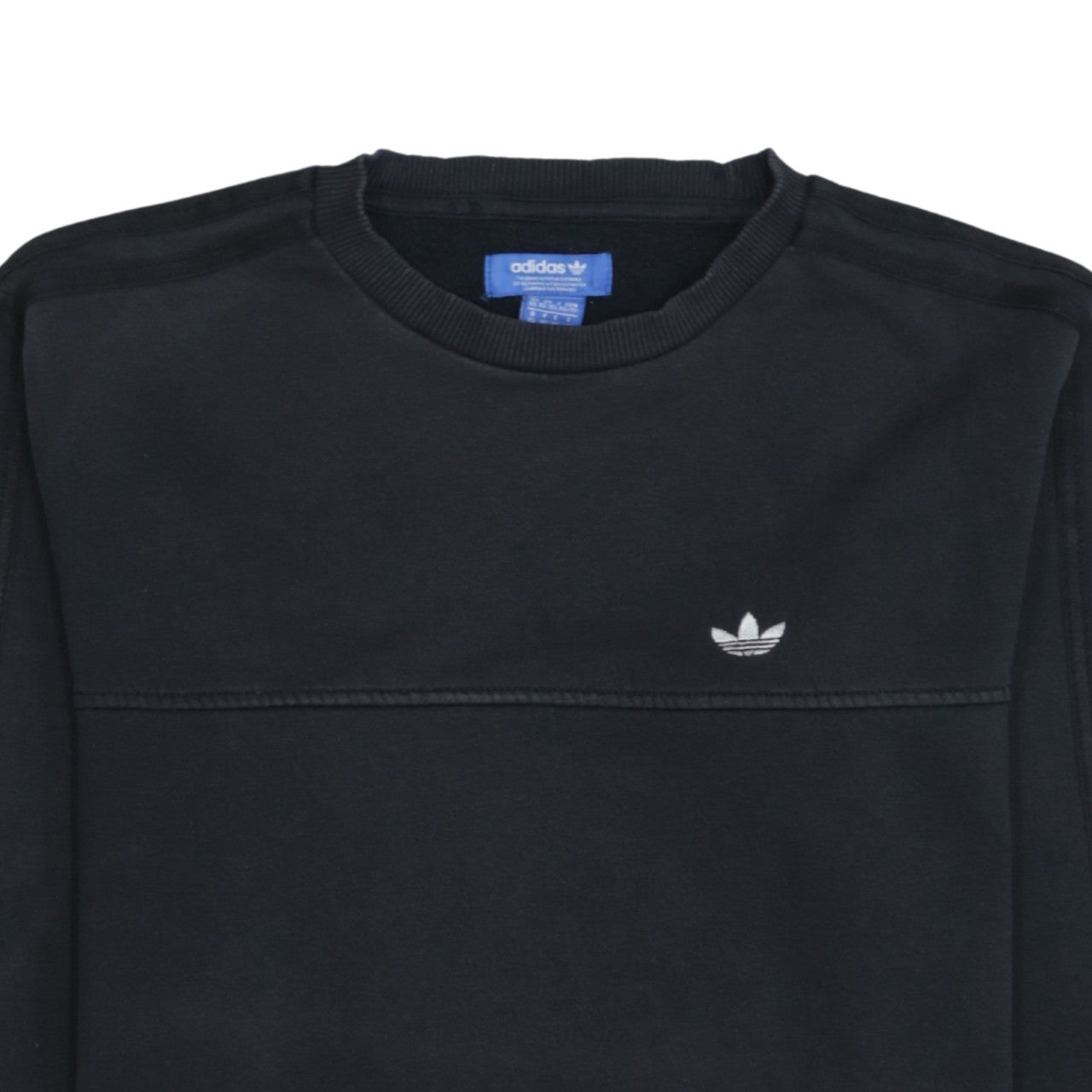 Adidas Men's Black XS Crew Neck Pullover Sweatshirt