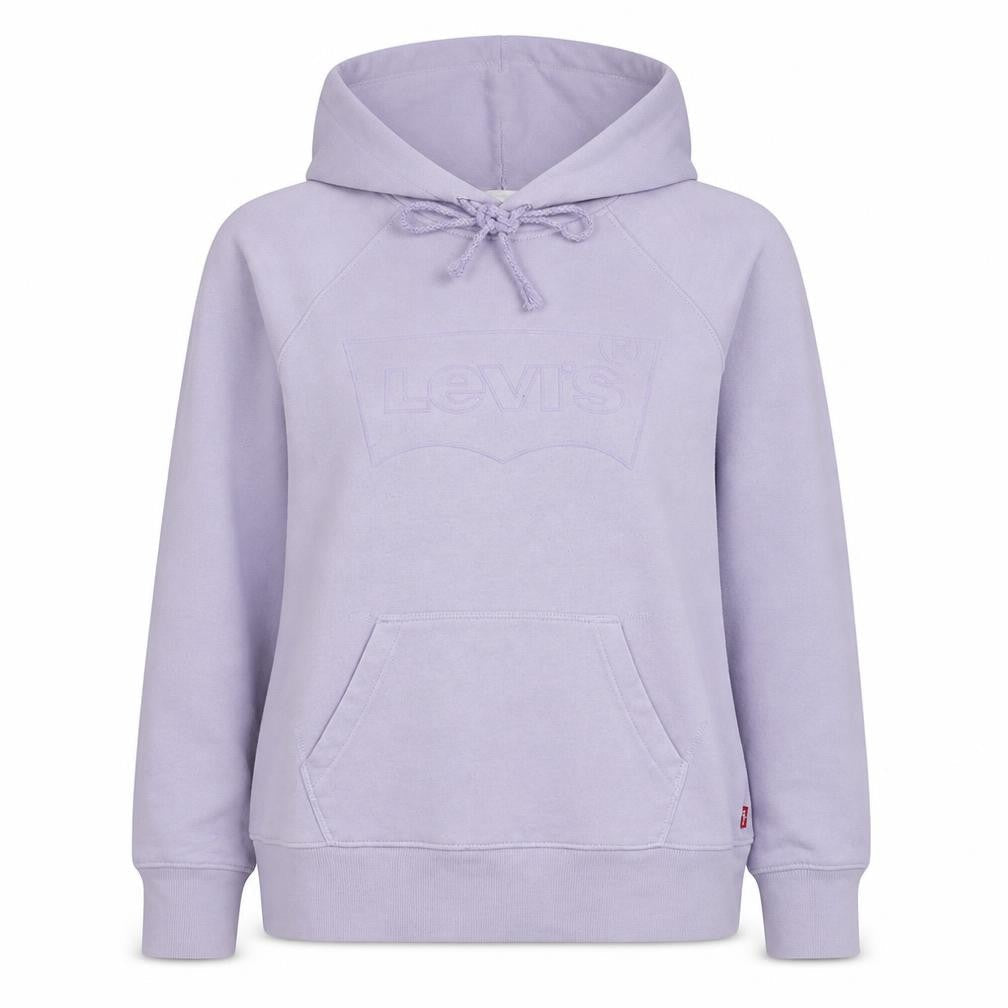 Levi's Women Lilac Pullover Hoodie Cotton Blend Size M