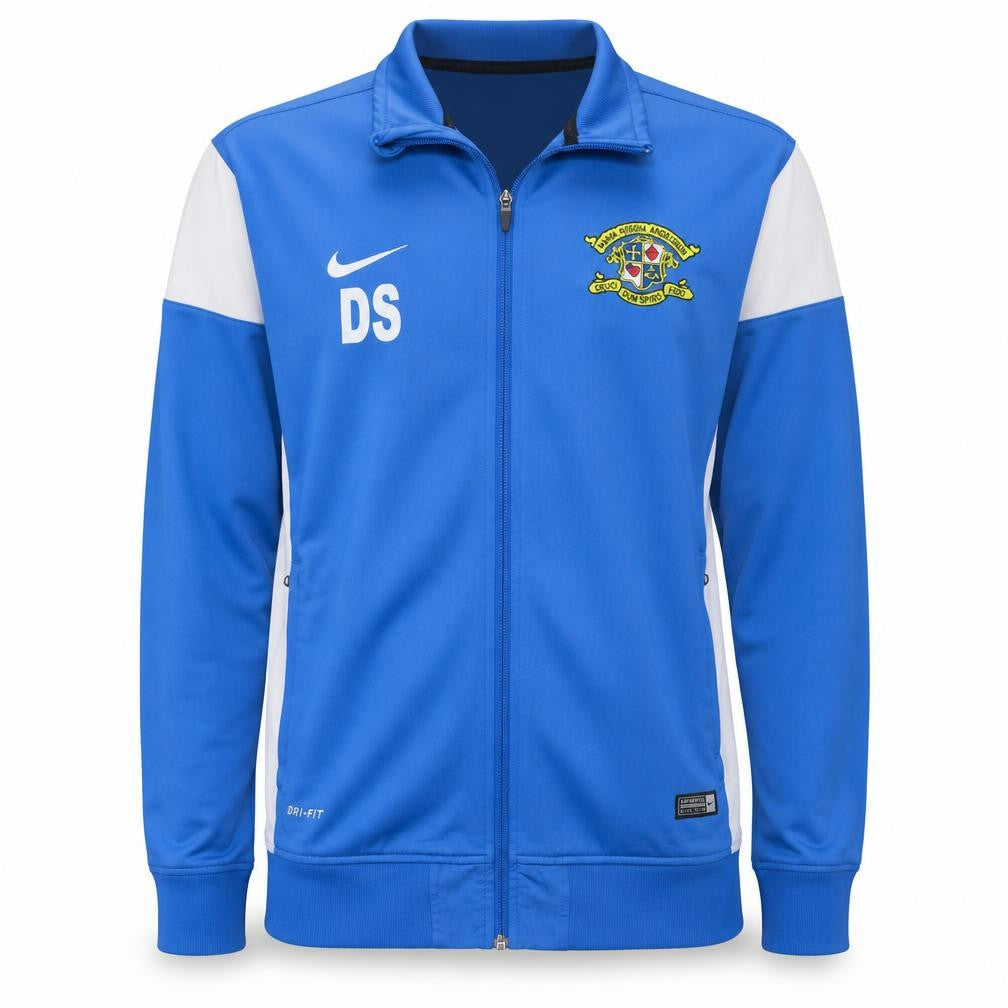 Nike Men's Blue Dri-FIT Full Zip Track Sweatshirt Size L