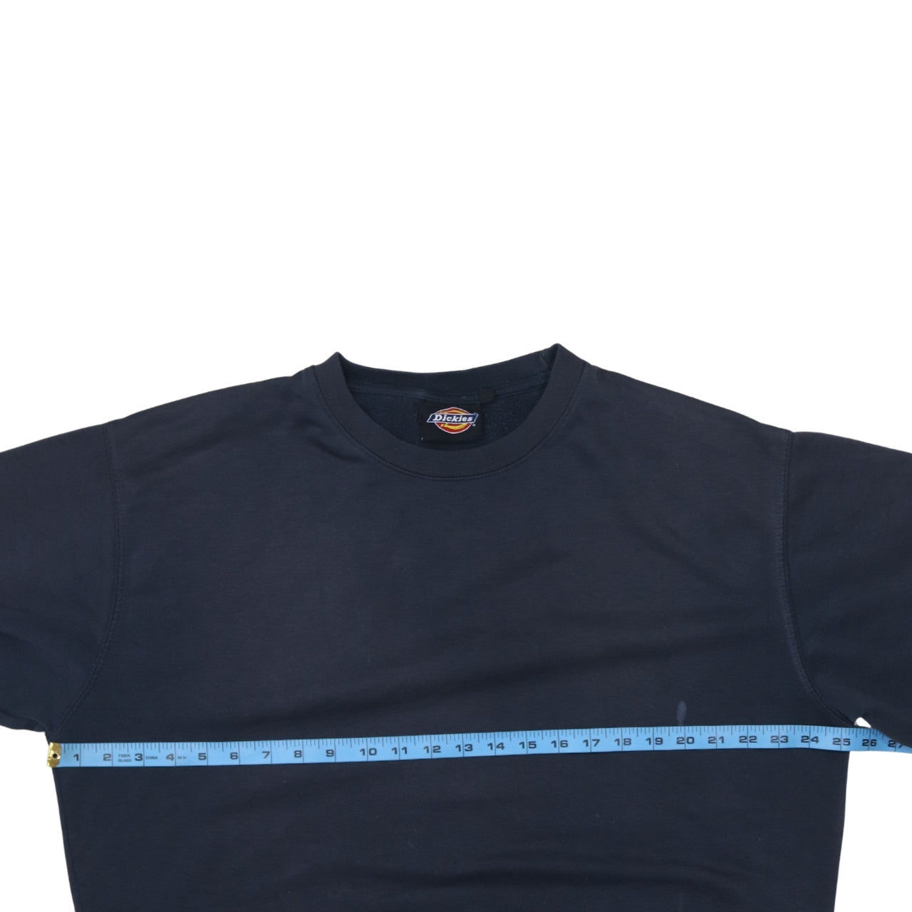 Dickies Men's Blue Crew Neck Pullover Sweatshirt L Regular Fit