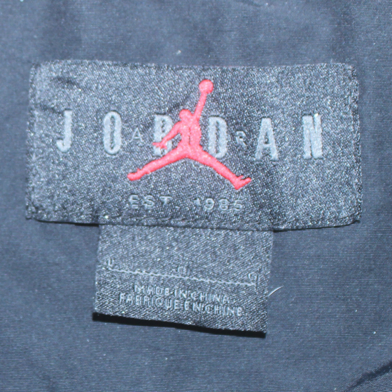 Jordan Men's Black 1/4 Zip Windbreaker Jacket L Sportswear