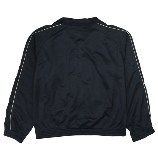 Fila Women's Black XL Full Zip Sweatshirt with Gold Logo Trim
