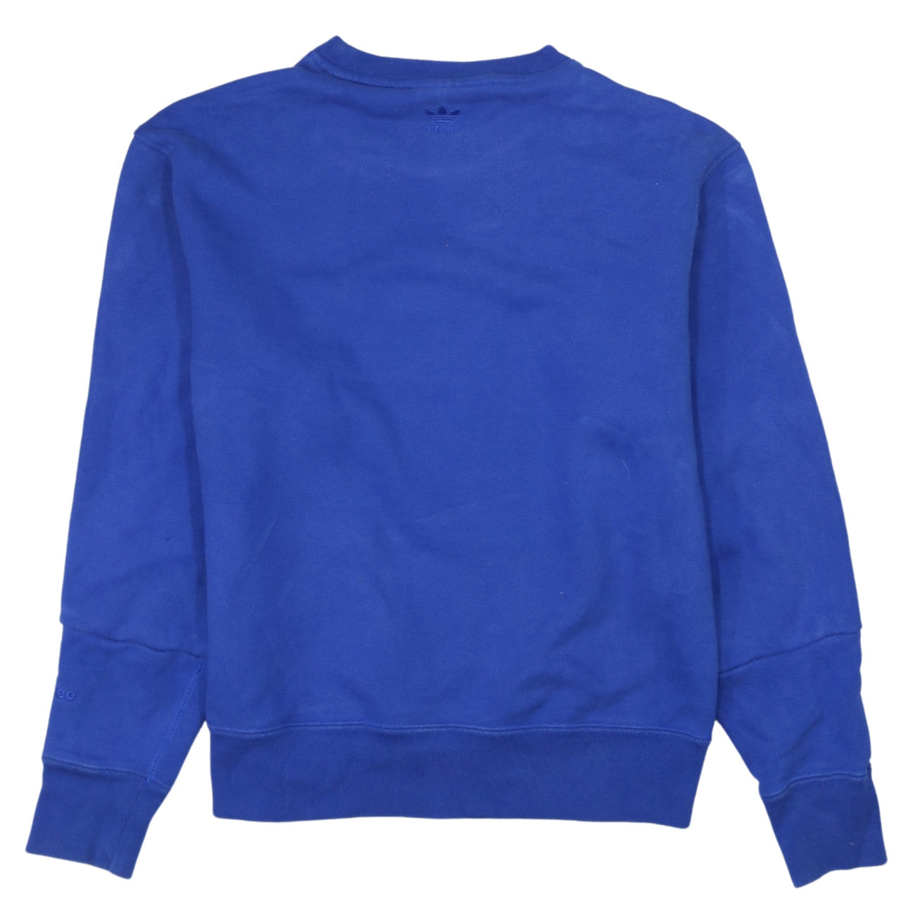 Adidas Humanrace Blue Crew Neck Pullover Sweatshirt XS Womens