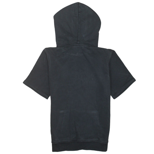 The North Face Boys Black XL Short Sleeve Pullover Hoodie 100% Cotton