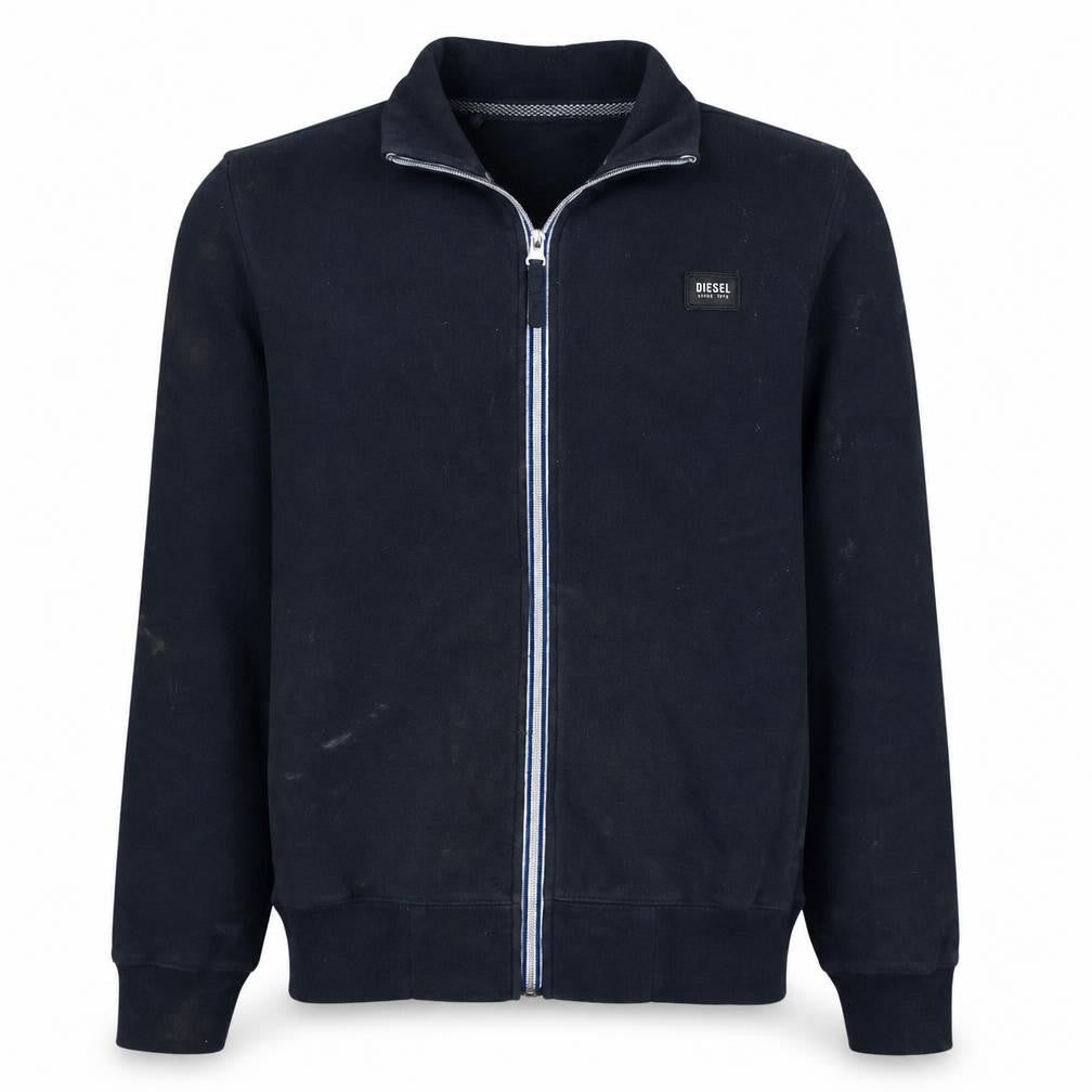 Diesel Men’s Blue Full Zip Sweatshirt Jacket M