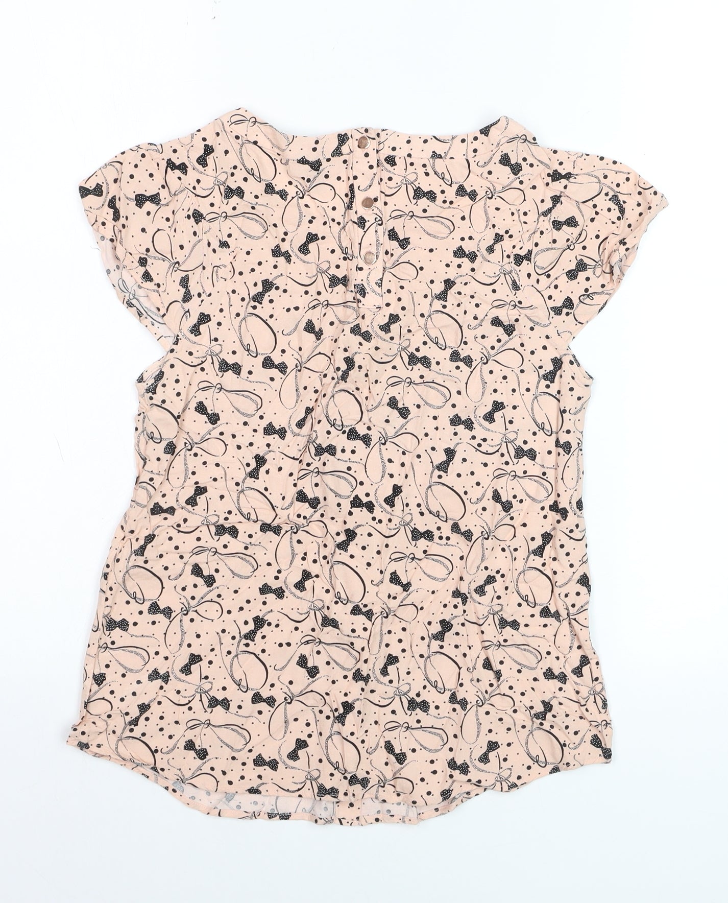 Warehouse Women's Pink Floral Ruffle Blouse Size 10