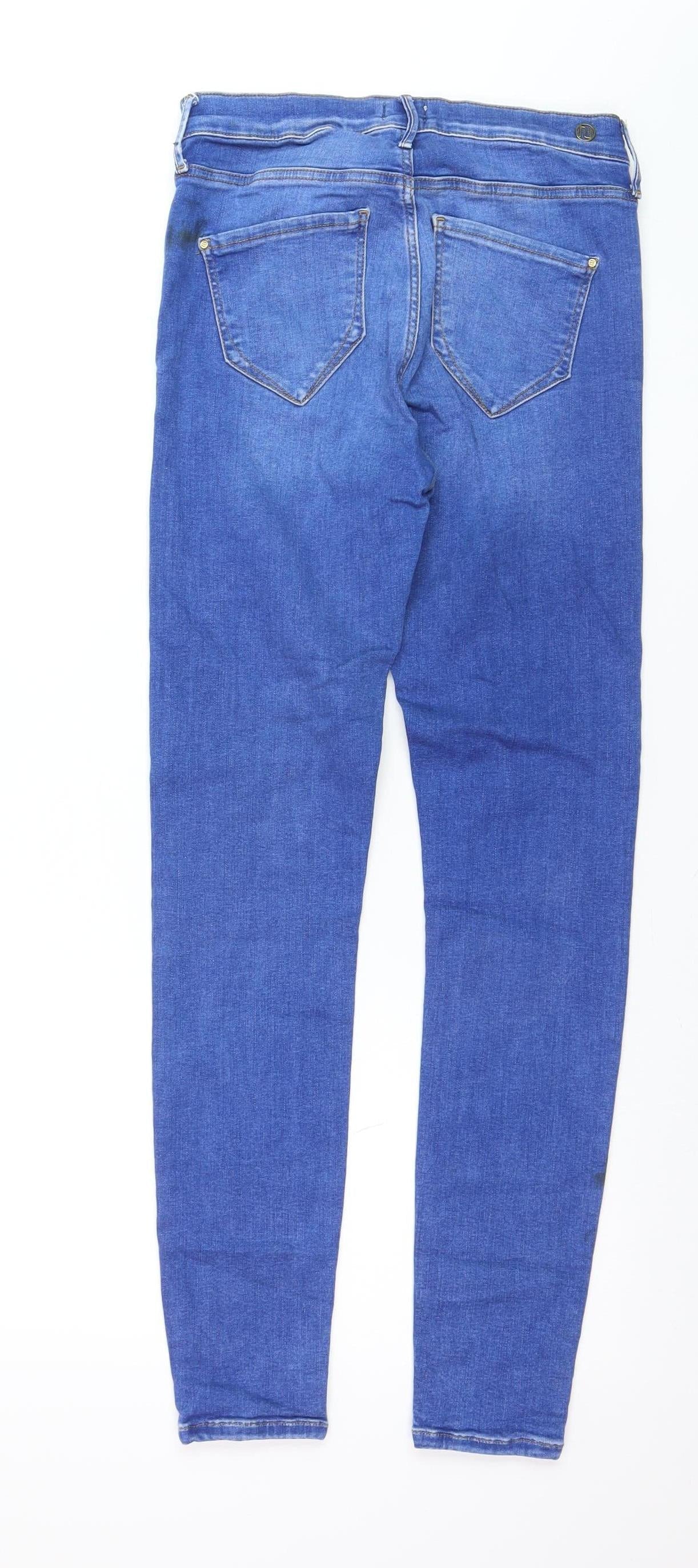 River Island Women’s Blue Molly Skinny Jeans Size 10
