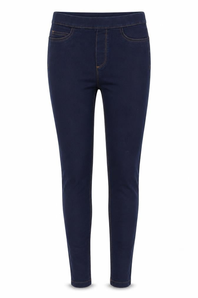 Front view of Dunnes women’s blue, size UK 10 slim, fit jegging jeans