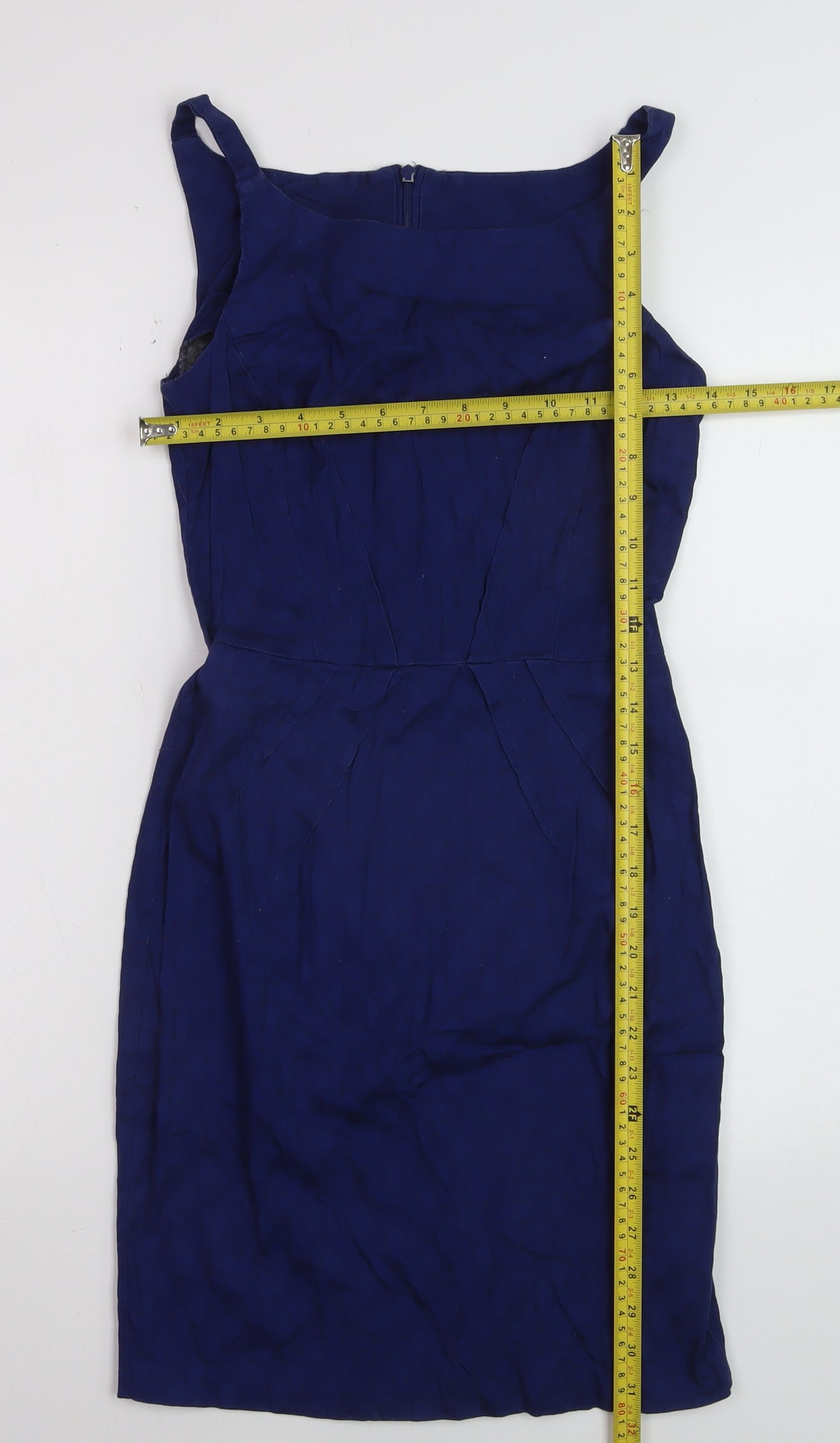 Closet Women’s Blue Size 8 Sleeveless Sheath Dress