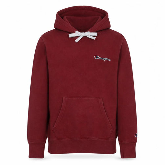 Champion Men's Red Small Pullover Hoodie Organic Cotton