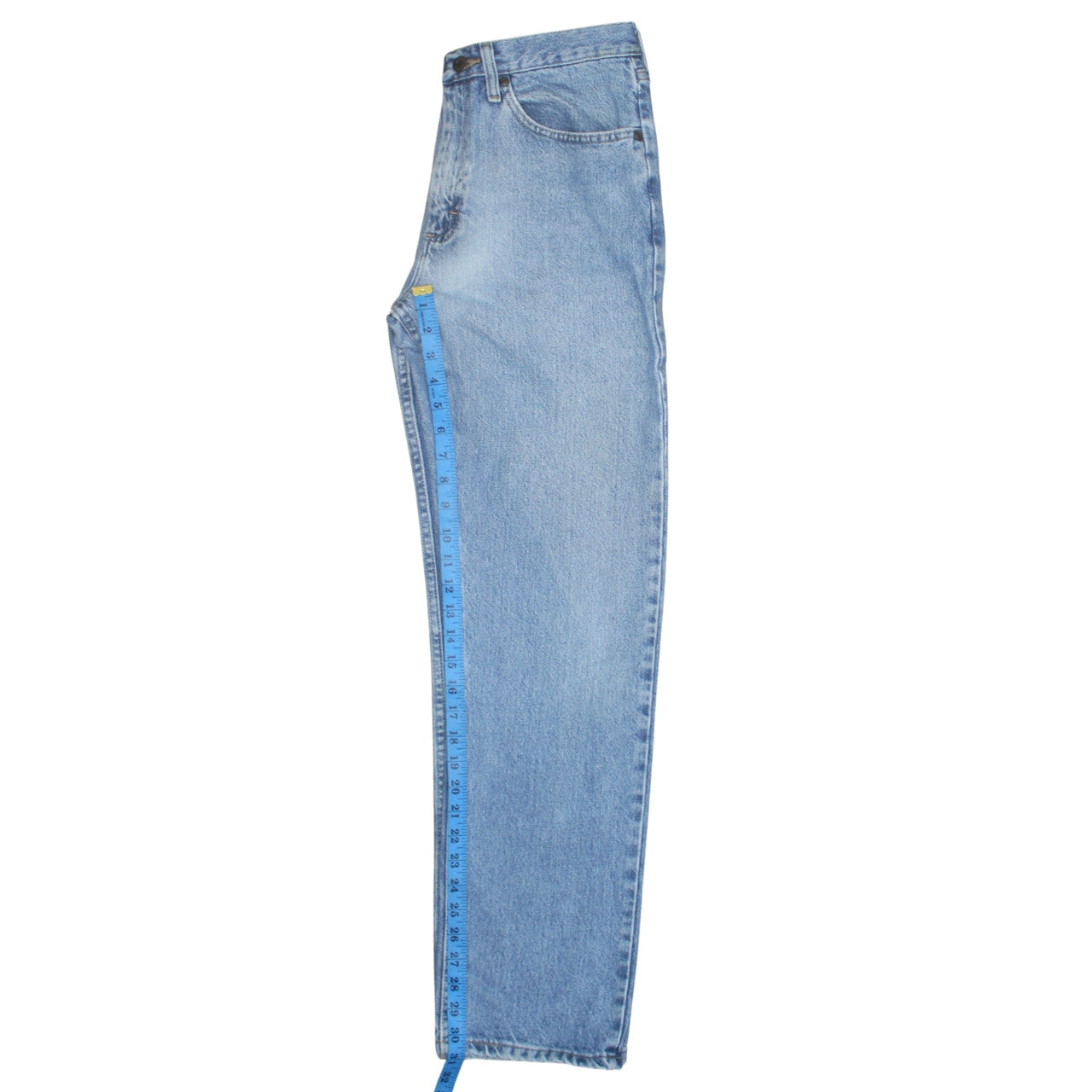 Wrangler Men's Blue Straight Leg Denim Jeans 31x32 Regular Fit