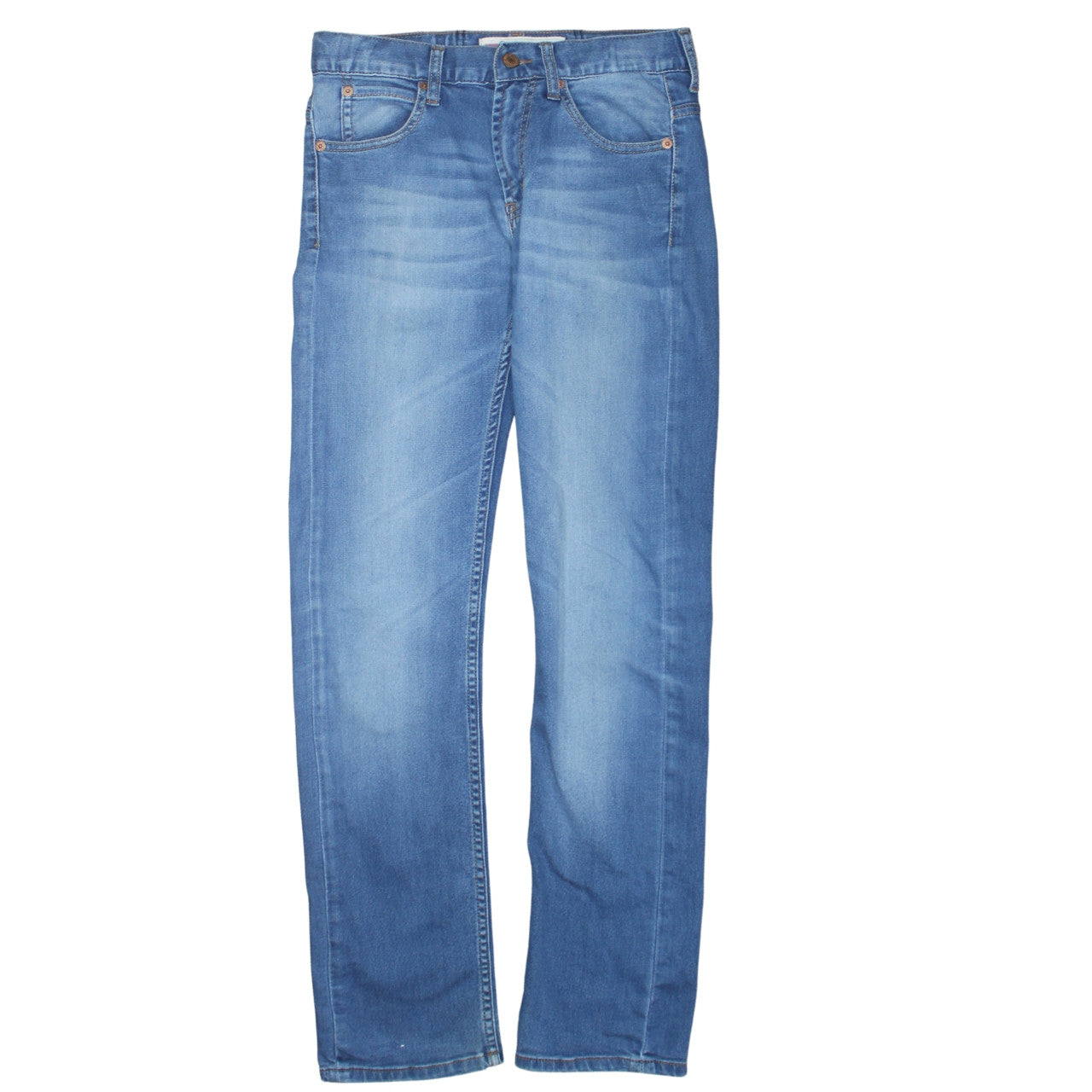 Levi's 511 Teen Blue Denim Slim Fit Straight Jeans Size 14