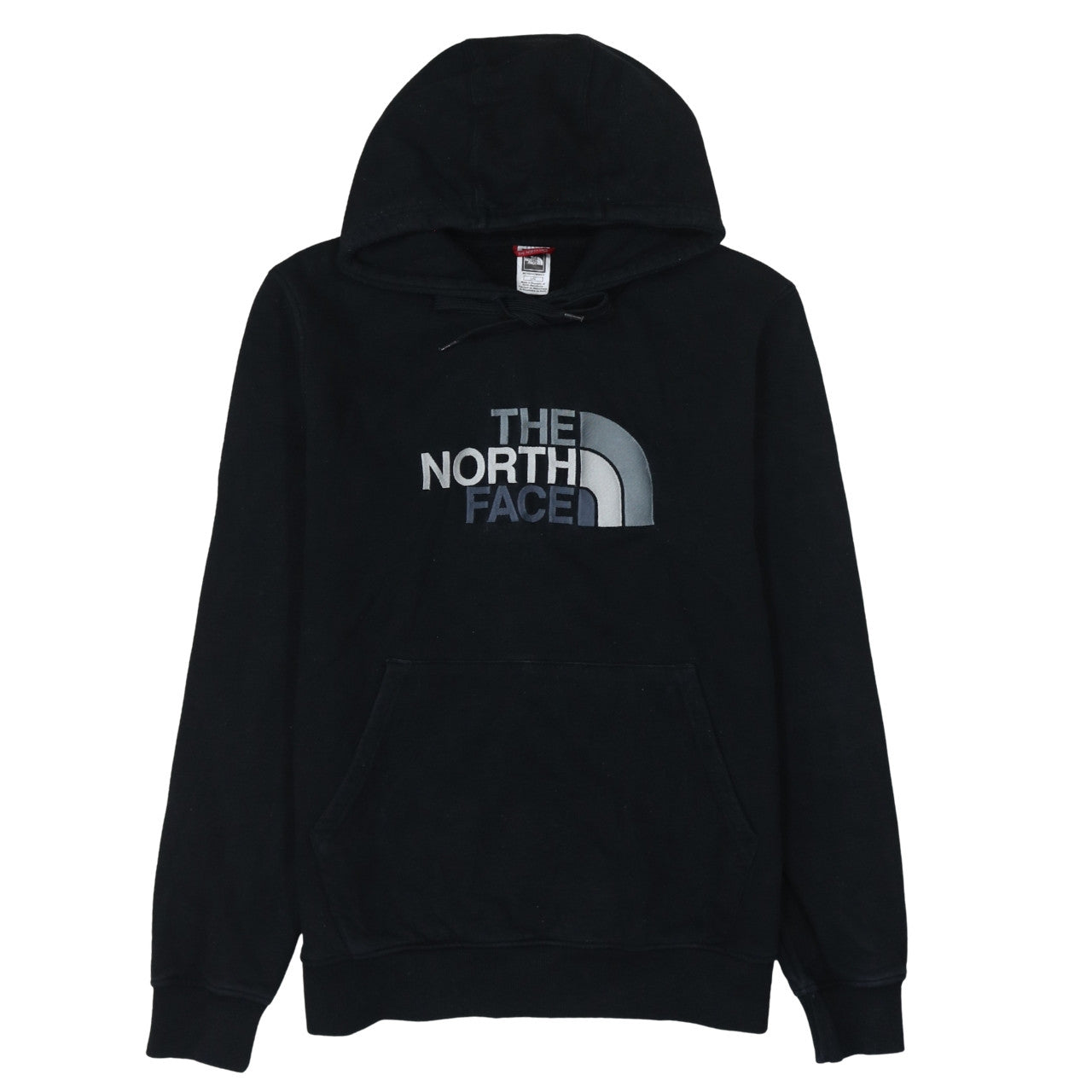 The North Face Mens Black Pullover Hoodie L Logo Fleece Sweatshirt