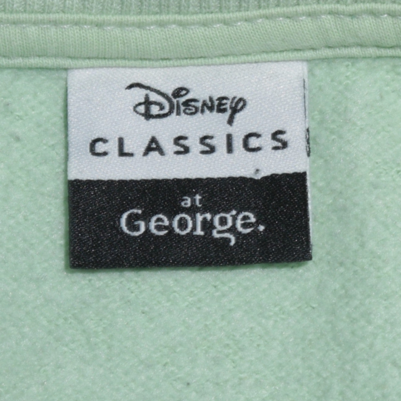 Disney Classics at George Women’s Mint Green Stitch Sweatshirt 2XL 24-26