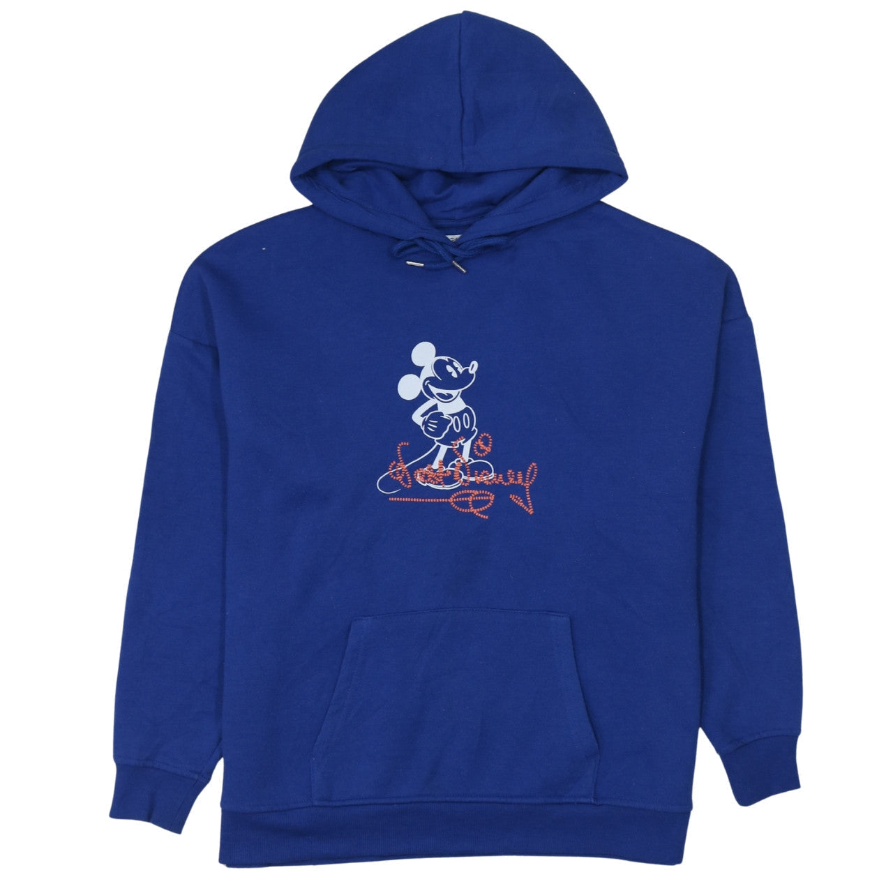 Primark Disney Blue Mickey Mouse Pullover Hoodie XS Unisex Adults