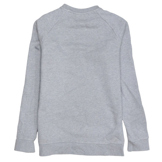 adidas Men's Grey XS Pullover Logo Sweatshirt