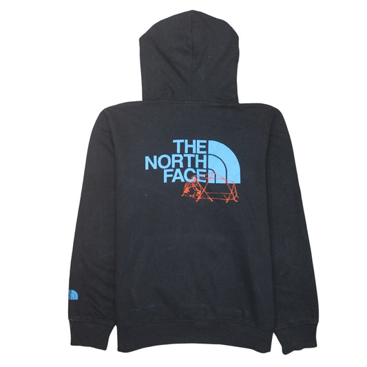 The North Face Men's Black Pullover Hoodie M Graphic Logo Outdoor