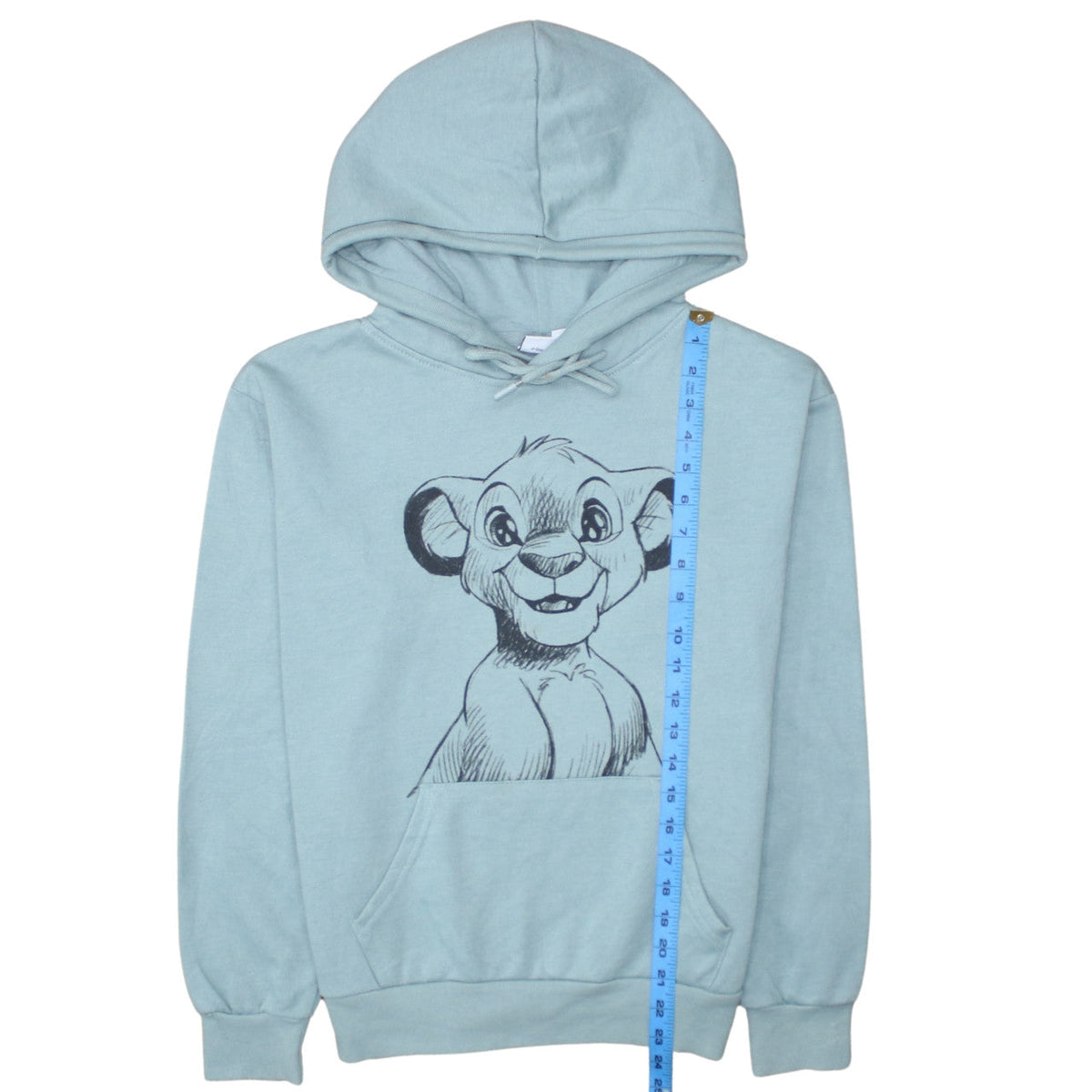 Disney Primark Cares Women Blue Simba Pullover Hoodie 2XS