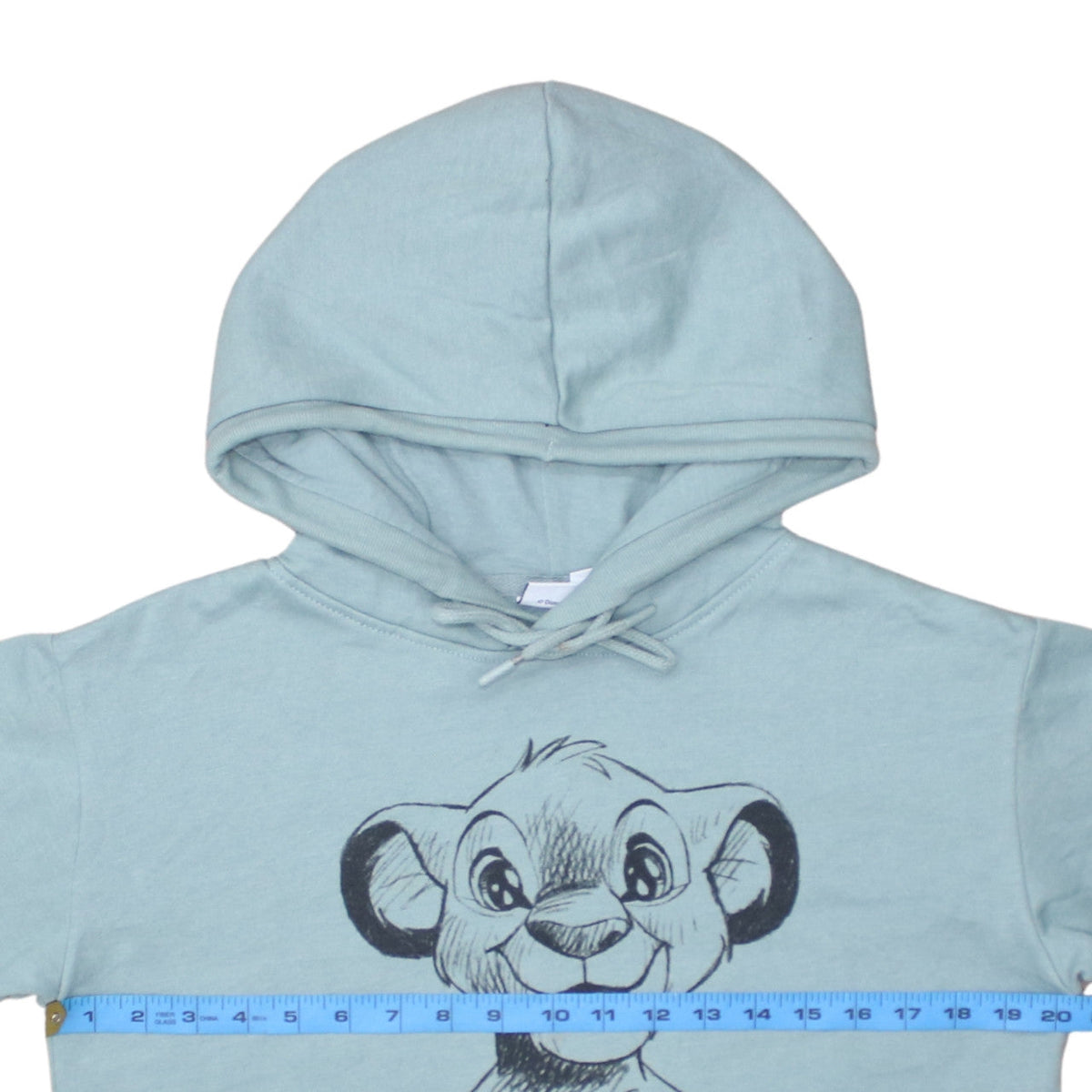 Disney Primark Cares Women Blue Simba Pullover Hoodie 2XS