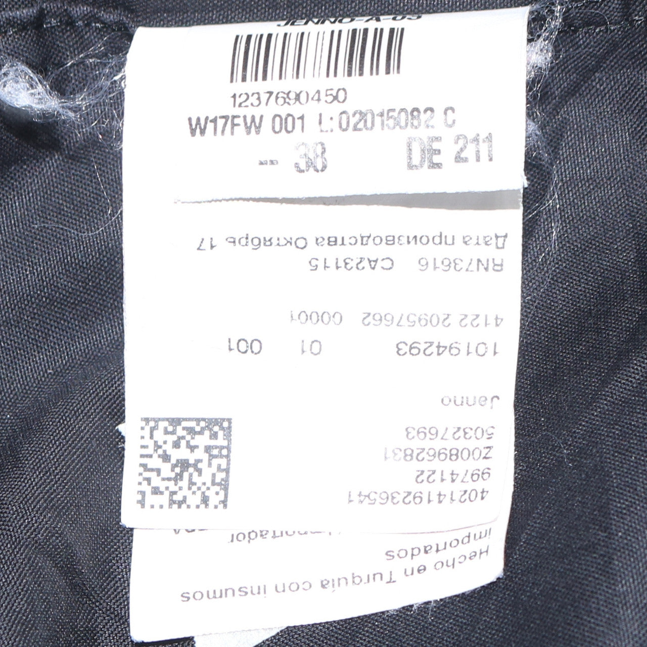 Hugo Boss Men's Black Slim Fit Long Sleeve Easy Iron Shirt Size 38