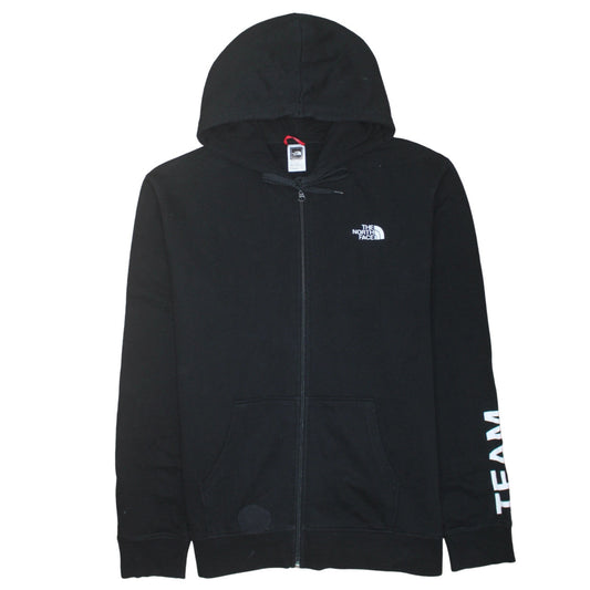 The North Face Men's Black XL Full Zip Hoodie Team Graphic