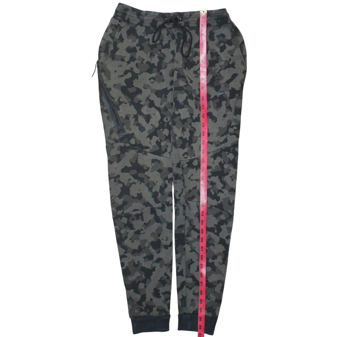 Nike Men's Grey Camouflage Jogger Trousers Size S Cotton Blend
