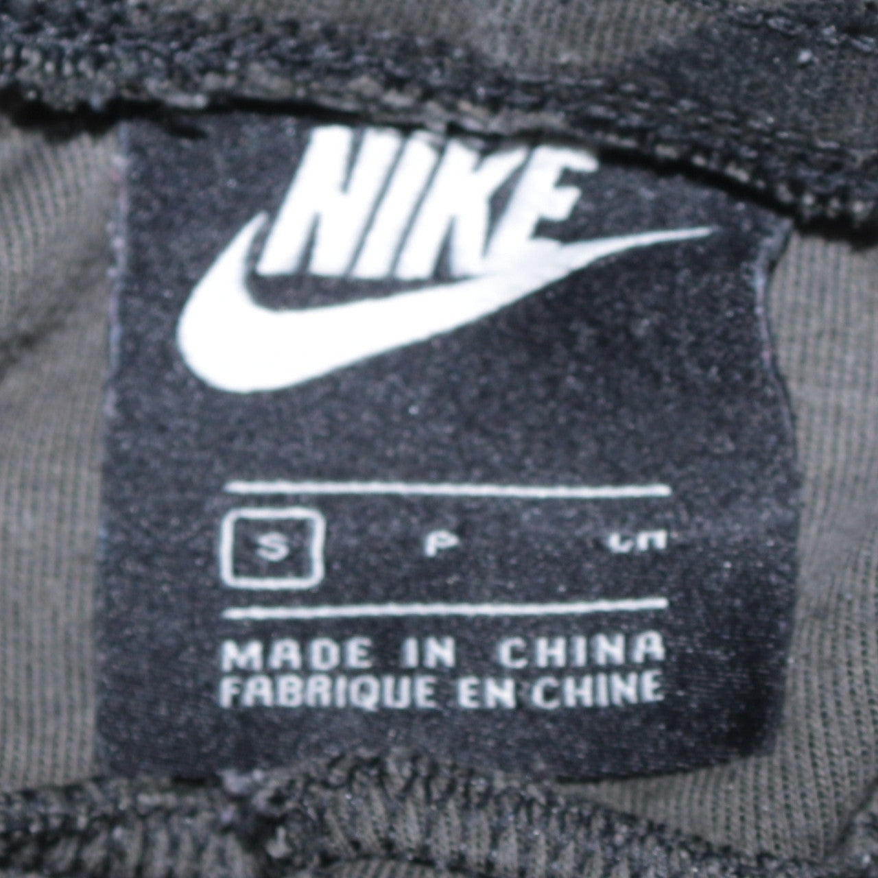 Nike Men's Grey Camouflage Jogger Trousers Size S Cotton Blend