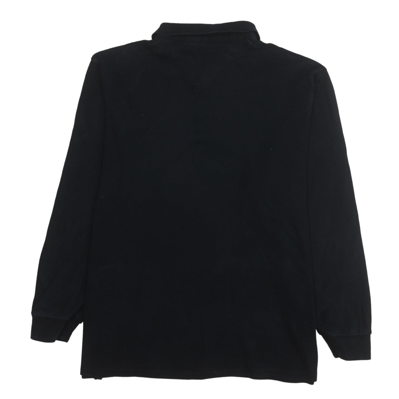 Tommy Hilfiger Men's Black 3XL Long Sleeve Polo Shirt