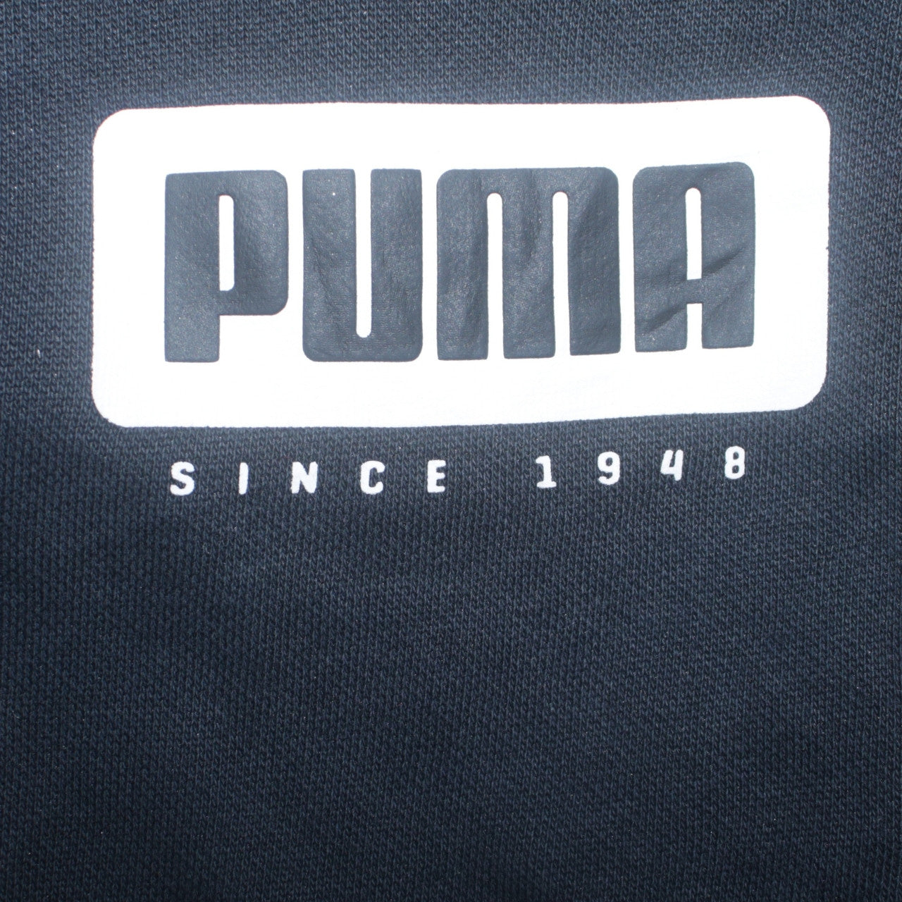 Puma Mens Black Fleece Jogger Sweatpants Size M Elastic Waist Tapered