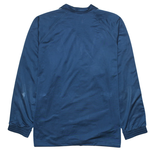 Lotto Mens Blue Full Zip Sports Sweatshirt XL Retro Track Top