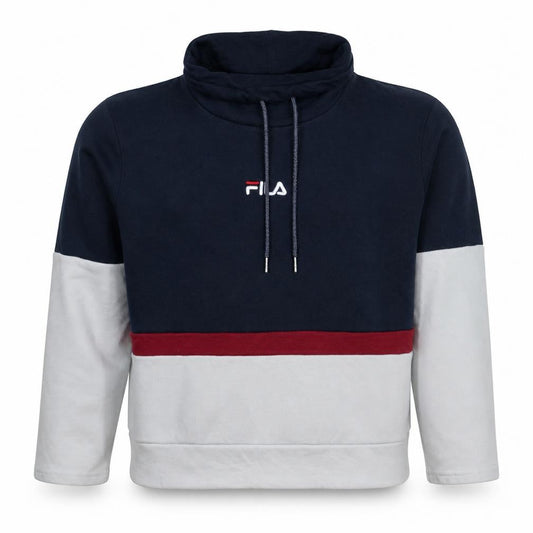 Fila Men's Multicoloured L Pullover Hoodie Sports High Neck