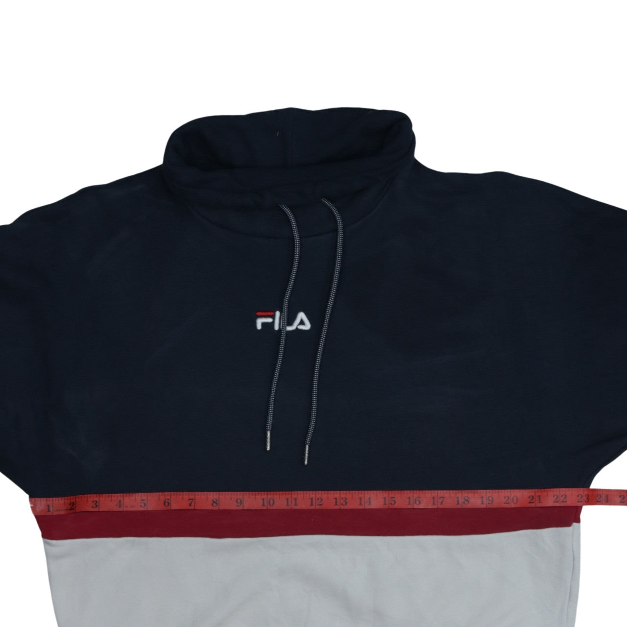 Fila Men's Multicoloured L Pullover Hoodie Sports High Neck