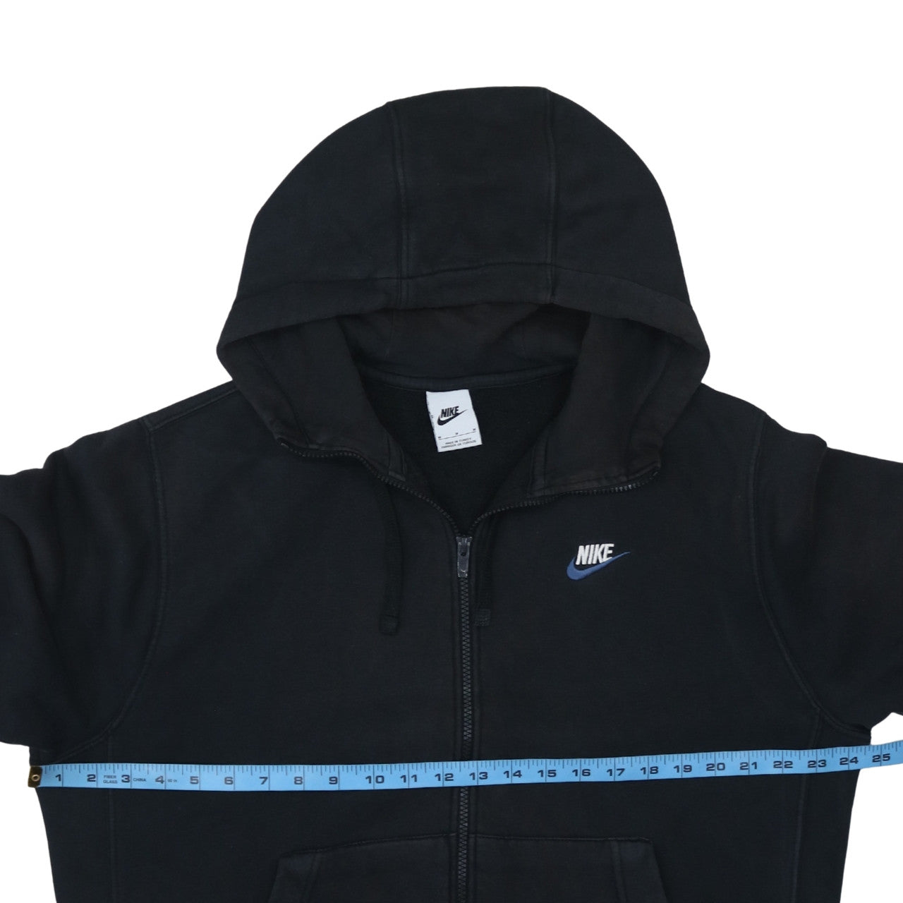 Nike Men's Black Full Zip Hoodie Size M Sportswear Fleece