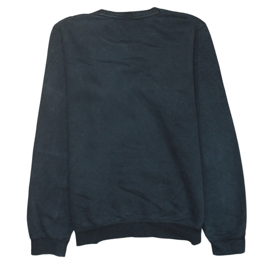 Nike Men's Black Small Crew Neck Pullover Sweatshirt Logo