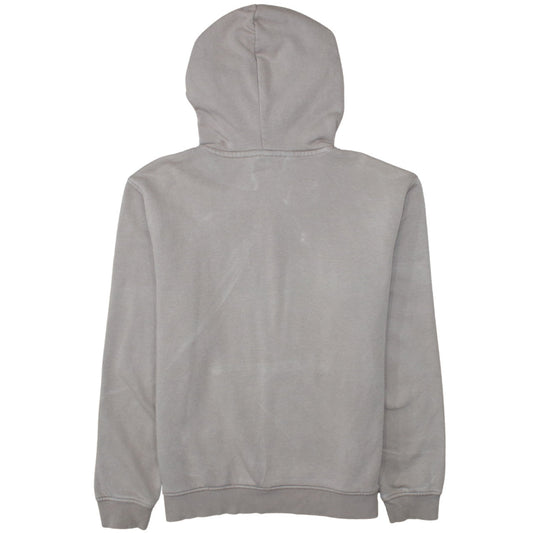 Adidas Men's Beige Pullover Hoodie M Fleece Logo Sweatshirt