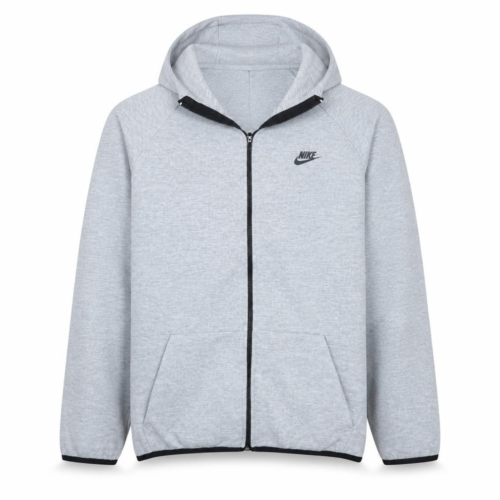 Nike Mens Grey Full Zip Hoodie XL Lightweight Sportswear
