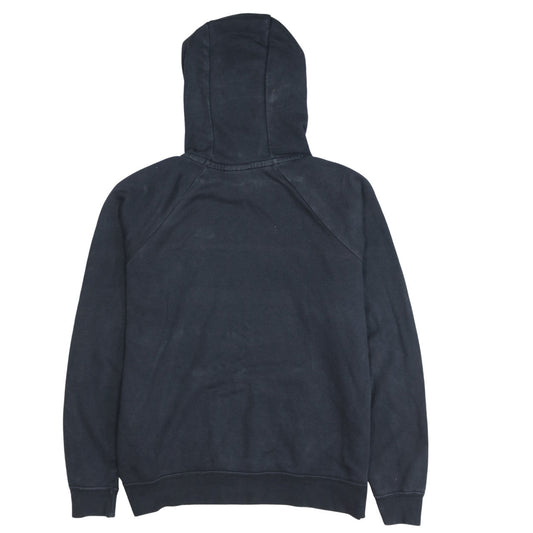 Nike Men's Black Pullover Hoodie M Logo Fleece Cotton Sweatshirt
