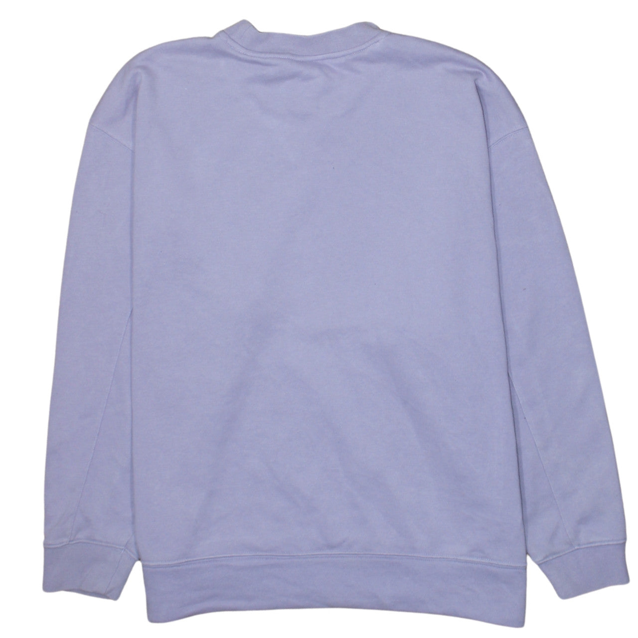 Adidas Women Lilac Crew Neck Pullover Sweatshirt Size 8 Cotton Blend